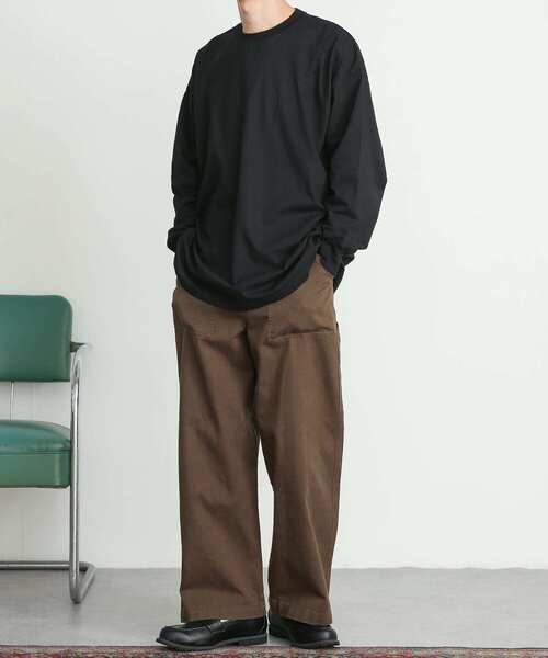 SENSE OF PLACE by URBAN RESEARCH（センスオブプレイスバイアーバンリサーチ）の「『防水』フェイクレザーコインローファー（ローファー・メンズ・ブラック・MEDIUM/LARGE）」の5枚目の写真