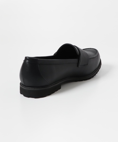 SENSE OF PLACE by URBAN RESEARCH（センスオブプレイスバイアーバンリサーチ）の「『防水』フェイクレザーコインローファー（ローファー・メンズ・ブラック・MEDIUM/LARGE）」の8枚目の写真