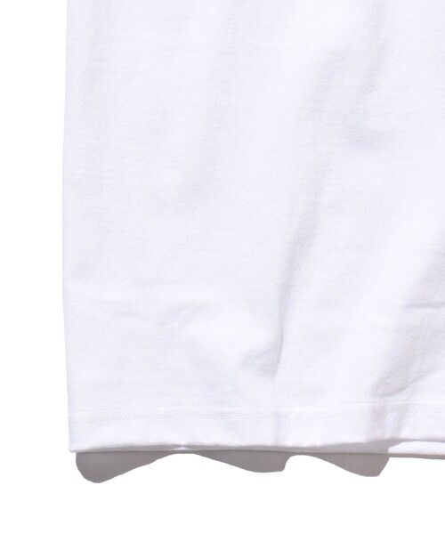 Tシャツ・カットソー Beams Plus T-shirts White BEAMS PLUS / 2Pパック ヘンリーネック Tシャツ（Tシャツ