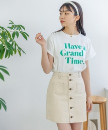 カラーロゴコクーンTシャツ