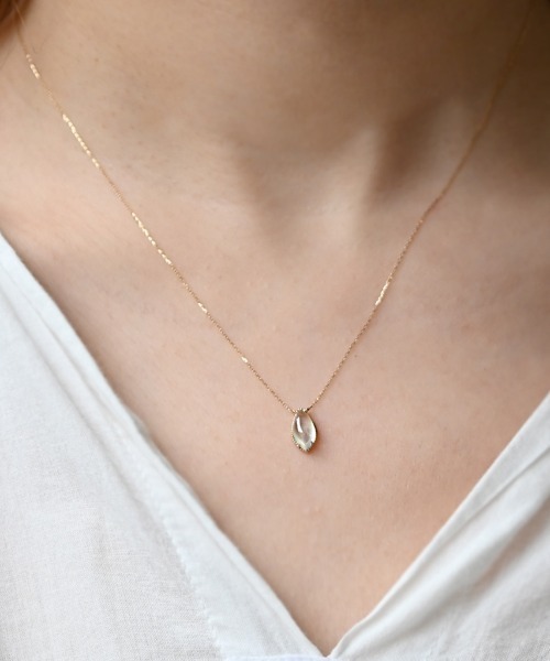 sowi（ソーイ）の「K10 Plump プレナイト ネックレス（ネックレス