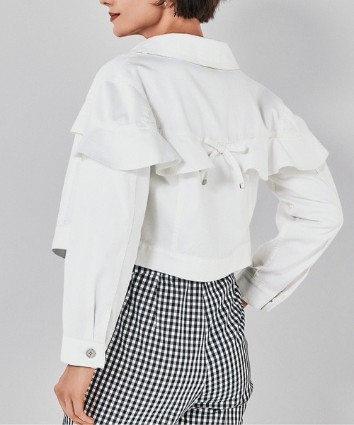 STRAWBERRY-FIELDS（ストロベリーフィールズ）の「ギンガムストレッチ　パンツ（その他パンツ・レディース・ブルー/ブラック・0/1/2）」の13枚目の写真