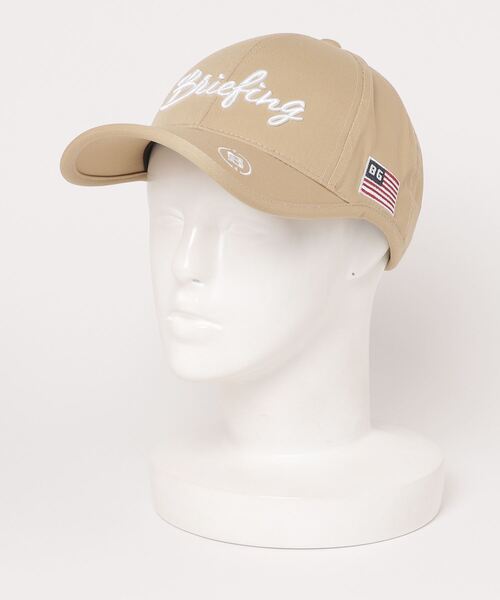 BRIEFING（ブリーフィング）の「【ブリーフィングゴルフ】WOMENS BASIC CAP（キャップ・レディース・ブラック/オリーブ/ホワイト/ベージュ/ネイビー・FREE）」の4枚目の写真