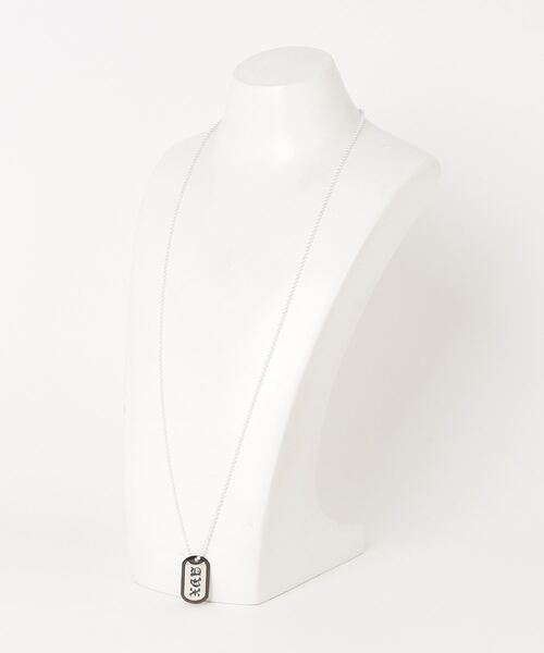 AVIREX(アヴィレックス)の「【直営店限定】AVX ドッグタグ/DOG TAG NECKLACE / AVIREX / アヴィレックス(ネックレス・メンズ・シルバー・F)」の4枚目の写真
