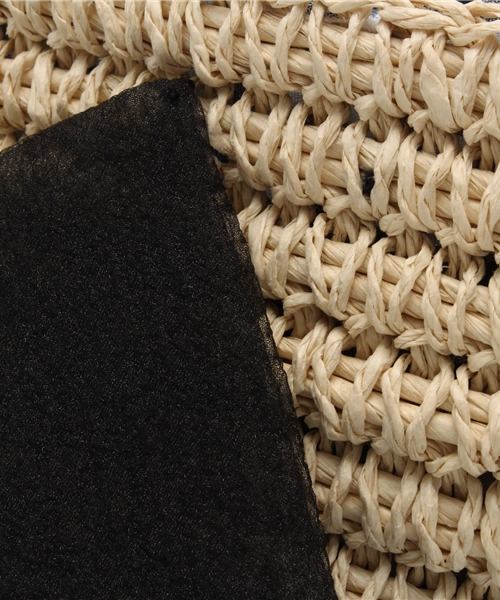 one after another NICE CLAUP（ワンアフターアナザーナイスクラップ）の「【ナイスクラップ】リボンかごバック（かごバッグ・レディース・レッド/ブラック・FREE）」の7枚目の写真