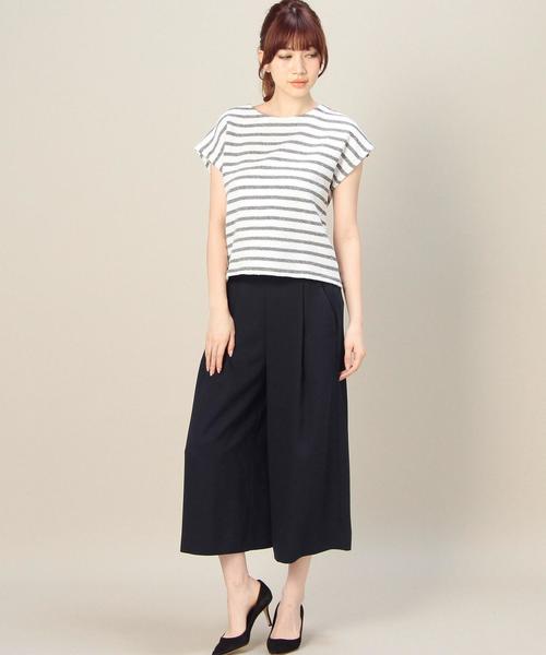 BEAUTY&YOUTH UNITED ARROWS(ビューティーアンドユースユナイテッドアローズ)の「BYTF ジョーゼット8分丈ガウチョ◆(その他パンツ・レディース・ブラック/ネイビー・MEDIUM/SMALL)」の12枚目の写真