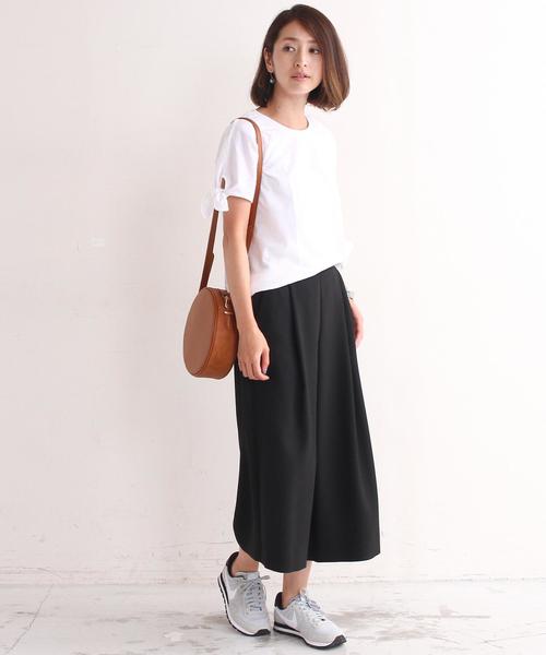 BEAUTY&YOUTH UNITED ARROWS(ビューティーアンドユースユナイテッドアローズ)の「BYTF ジョーゼット8分丈ガウチョ◆(その他パンツ・レディース・ブラック/ネイビー・MEDIUM/SMALL)」の16枚目の写真