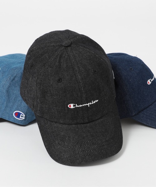 セール】【Champion】デニムローキャップ 381-0136(キャップ セール】【Champion】デニムローキャップ 381-0136(キャップ