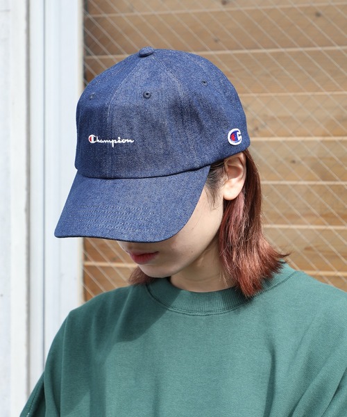 [0] チャンピオン　キャップ　帽子 Champion キャップ 帽子 (LF)「Champion」ブランドロゴ 刺繍