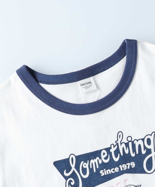 SOMETHING(サムシング)の「【SOMETHING】ヴィンテージリンガーTシャツ(Tシャツ/カットソー・レディース・ネイビー・L/M)」の3枚目の写真