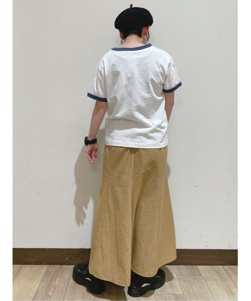 SOMETHING(サムシング)の「【SOMETHING】ヴィンテージリンガーTシャツ(Tシャツ/カットソー・レディース・ネイビー・L/M)」の8枚目の写真