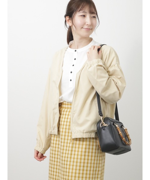 Te chichi TERRASSE（テチチテラス）の「Vネックショートブルゾン  