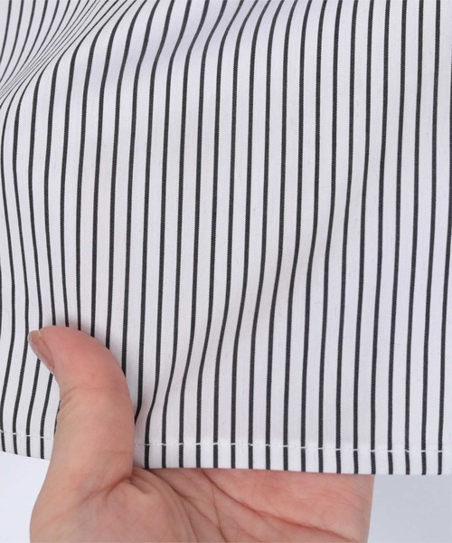 miette（ミエット）の「ギャザーラグランスリーブブラウス（シャツ/ブラウス・レディース・オフホワイト/ブルー・FREE）」の8枚目の写真