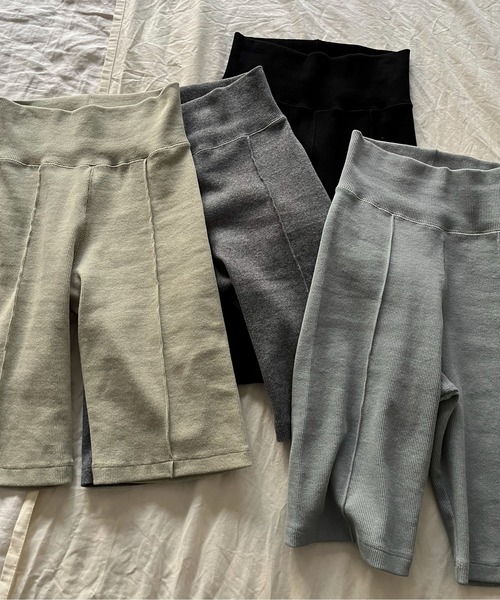 EPIMI E'PIMMY(エピミエピミー)の「リブカットバイカーパンツ(その他パンツ・レディース・ミント/杢グレー/ブラック/サックスブルー・MEDIUM)」の21枚目の写真