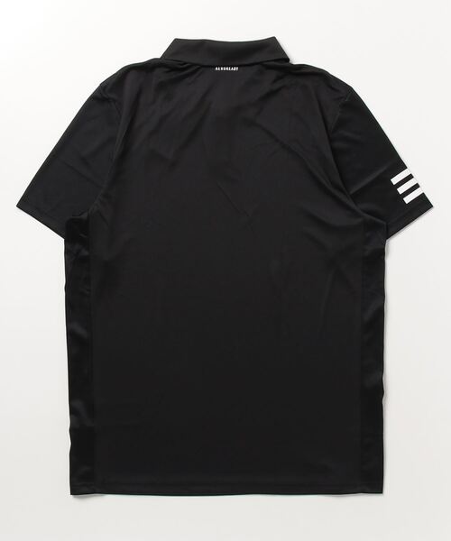 adidas（アディダス）の「adidas/アディダス スリーストライプス ポロシャツ（ポロシャツ・メンズ・ホワイト/ブラック・XL/2XL/M）」の3枚目の写真