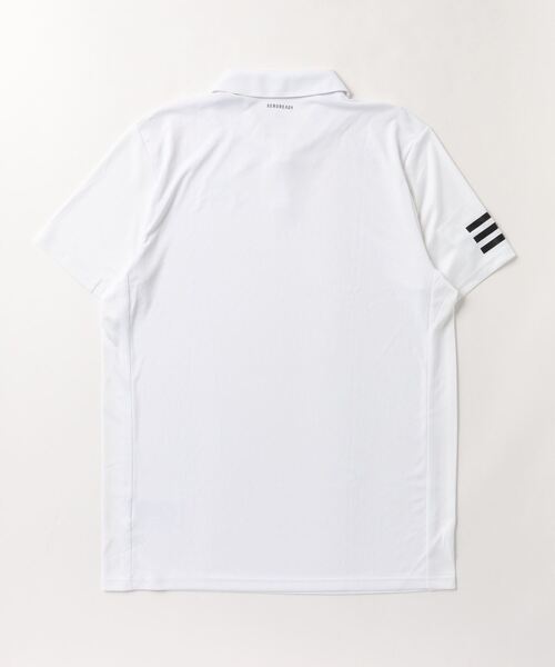 adidas（アディダス）の「adidas/アディダス スリーストライプス ポロシャツ（ポロシャツ・メンズ・ホワイト/ブラック・XL/2XL/M）」の4枚目の写真