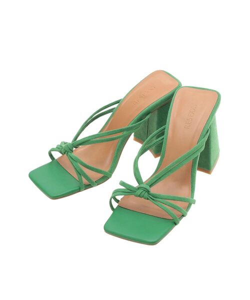 RESEXXY（リゼクシー）の「スウェードサンダル（サンダル・レディース・グリーン/アイボリー・SMALL/MEDIUM/LARGE）」の3枚目の写真