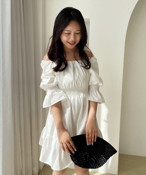 LIMMSE（リムズ）の「【LIMMSE】キャンディースリーブコットンチュニック（チュニック・レディース・ピンク/オフホワイト/サックスブルー/ブラック・FREE）」の5枚目の写真