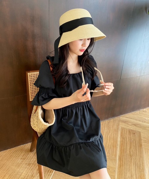 LIMMSE（リムズ）の「【LIMMSE】キャンディースリーブコットンチュニック（チュニック・レディース・ピンク/オフホワイト/サックスブルー/ブラック・FREE）」の10枚目の写真