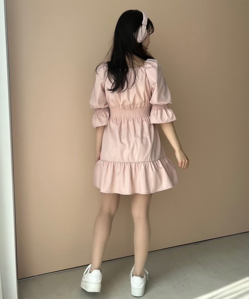 LIMMSE（リムズ）の「【LIMMSE】キャンディースリーブコットンチュニック（チュニック・レディース・ピンク/オフホワイト/サックスブルー/ブラック・FREE）」の21枚目の写真