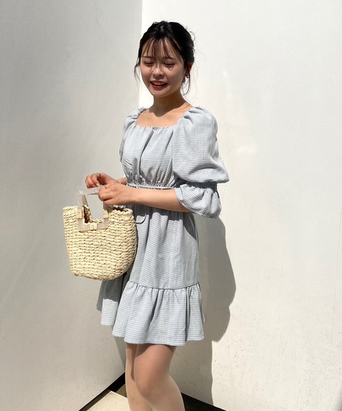 LIMMSE（リムズ）の「【LIMMSE】キャンディースリーブコットンチュニック（チュニック・レディース・ピンク/オフホワイト/サックスブルー/ブラック・FREE）」の11枚目の写真