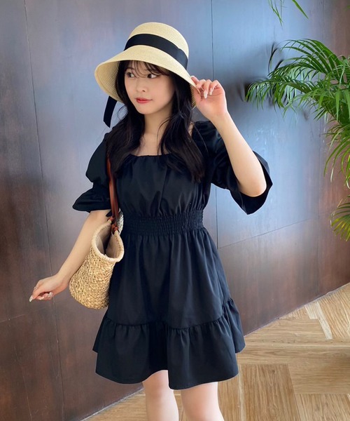 LIMMSE（リムズ）の「【LIMMSE】キャンディースリーブコットンチュニック（チュニック・レディース・ピンク/オフホワイト/サックスブルー/ブラック・FREE）」の8枚目の写真