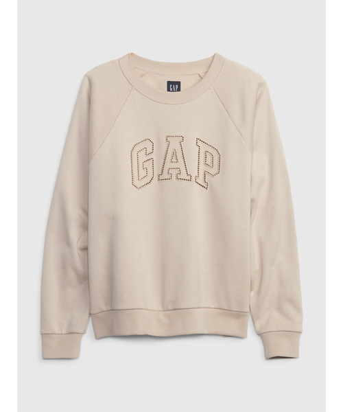 GAP(ギャップ)の「ヴィンテージ ソフトGAPアーチロゴ入りスウェット・トレーナー(スウェット・レディース・ホワイト/オフホワイト/ブラック・XXS/XL/L/M/S/XS)」の9枚目の写真
