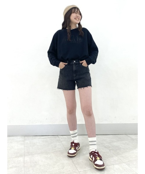 GAP(ギャップ)の「ヴィンテージ ソフトGAPアーチロゴ入りスウェット・トレーナー(スウェット・レディース・ホワイト/オフホワイト/ブラック・XXS/XL/L/M/S/XS)」の11枚目の写真