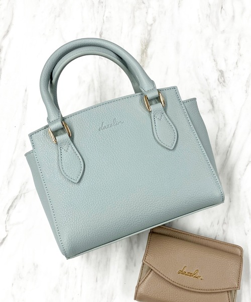 dazzlin（ダズリン）の「dazzlin/ダズリン　シュリンク２wayミニハンド（ハンドバッグ・レディース・ベージュ系その他/ブルー系その他/ローズ/ブラック/アイボリー・FREE）」の5枚目の写真