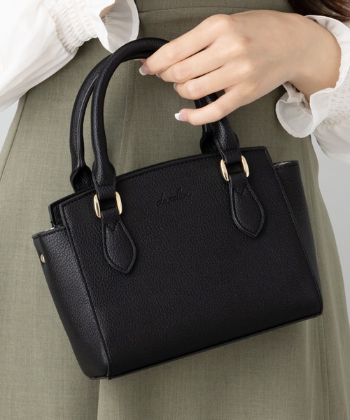 dazzlin（ダズリン）の「dazzlin/ダズリン　シュリンク２wayミニハンド（ハンドバッグ・レディース・ベージュ系その他/ブルー系その他/ローズ/ブラック/アイボリー・FREE）」の3枚目の写真