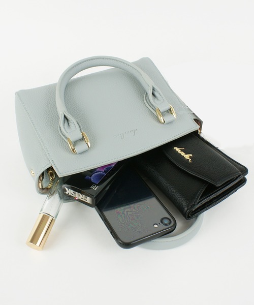 dazzlin（ダズリン）の「dazzlin/ダズリン　シュリンク２wayミニハンド（ハンドバッグ・レディース・ベージュ系その他/ブルー系その他/ローズ/ブラック/アイボリー・FREE）」の15枚目の写真