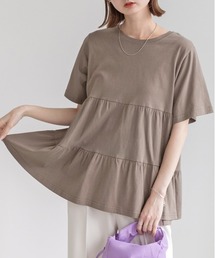 ティアード チュニックTシャツ