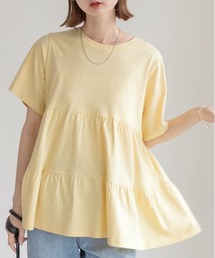 ティアード チュニックTシャツ