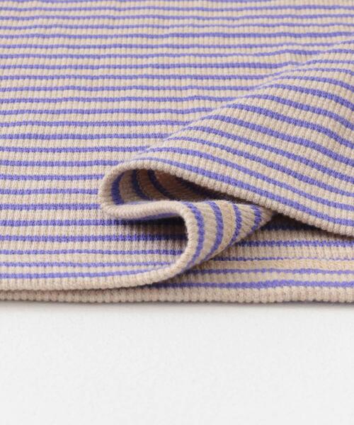 ITEMS URBANRESEARCH（アイテムズ アーバンリサーチ）の「カラーボーダー ワッフルTシャツ（Tシャツ/カットソー・メンズ・ベージュ/ホワイト/グリーン・LARGE/MEDIUM）」の18枚目の写真