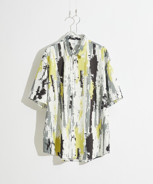 tk.TAKEO KIKUCHI(ティーケータケオキクチ)の「◆柄アソート半袖シャツ(シャツ/ブラウス・メンズ・ブラック系2/ブルー系2/ライトグレー系3/ネイビー系9/ホワイト系1/ブラック系3/ブラック系/ベージュ系4・01/02/03)」の5枚目の写真