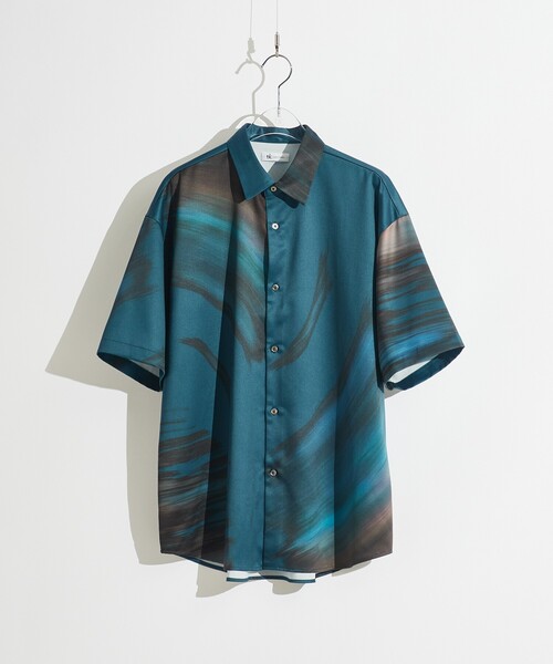 tk.TAKEO KIKUCHI(ティーケータケオキクチ)の「◆柄アソート半袖シャツ(シャツ/ブラウス・メンズ・ブラック系2/ブルー系2/ライトグレー系3/ネイビー系9/ホワイト系1/ブラック系3/ブラック系/ベージュ系4・01/02/03)」の8枚目の写真