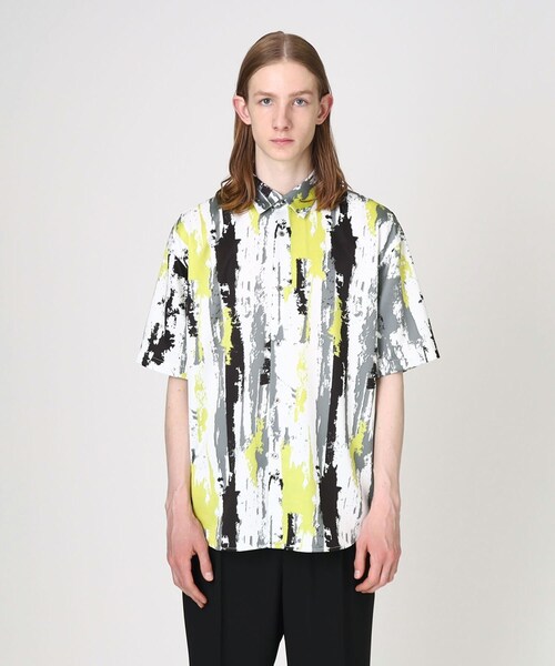 tk.TAKEO KIKUCHI(ティーケータケオキクチ)の「◆柄アソート半袖シャツ(シャツ/ブラウス・メンズ・ブラック系2/ブルー系2/ライトグレー系3/ネイビー系9/ホワイト系1/ブラック系3/ブラック系/ベージュ系4・01/02/03)」の10枚目の写真