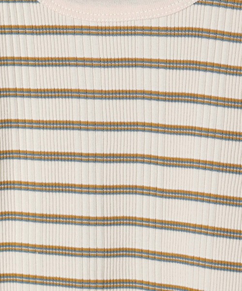 BAYFLOW（ベイフロー）の「ボーダータンクトップ（KIDS）（タンクトップ・キッズ・オレンジ/ブラック/オフホワイト・110cm/120cm/130cm/140cm）」の22枚目の写真