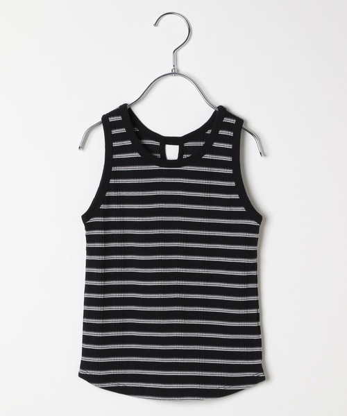 BAYFLOW（ベイフロー）の「ボーダータンクトップ（KIDS）（タンクトップ・キッズ・オレンジ/ブラック/オフホワイト・110cm/120cm/130cm/140cm）」の16枚目の写真