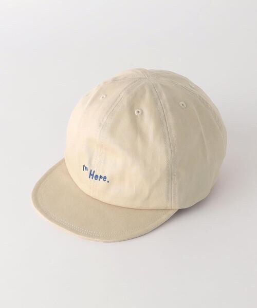 green label relaxing(グリーンレーベルリラクシング)の「【WEB限定】<ARCH&LINE> I`m here キャップ / 帽子(キャップ・キッズ・ベージュ/ブラック/ライトピンク・FREE)」の2枚目の写真