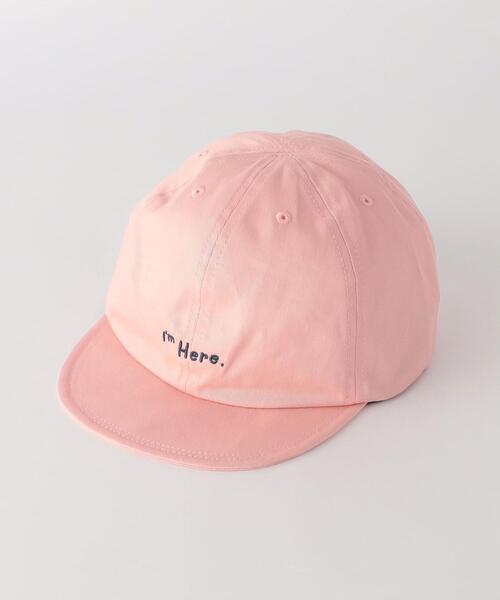 green label relaxing(グリーンレーベルリラクシング)の「【WEB限定】<ARCH&LINE> I`m here キャップ / 帽子(キャップ・キッズ・ベージュ/ブラック/ライトピンク・FREE)」の3枚目の写真
