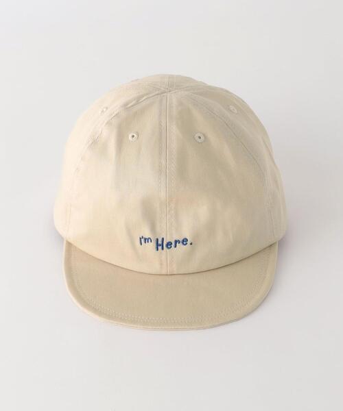 green label relaxing(グリーンレーベルリラクシング)の「【WEB限定】<ARCH&LINE> I`m here キャップ / 帽子(キャップ・キッズ・ベージュ/ブラック/ライトピンク・FREE)」の4枚目の写真