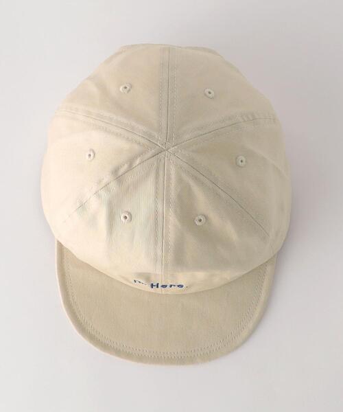 green label relaxing(グリーンレーベルリラクシング)の「【WEB限定】<ARCH&LINE> I`m here キャップ / 帽子(キャップ・キッズ・ベージュ/ブラック/ライトピンク・FREE)」の7枚目の写真