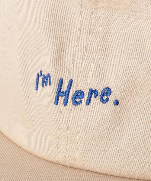 green label relaxing(グリーンレーベルリラクシング)の「【WEB限定】<ARCH&LINE> I`m here キャップ / 帽子(キャップ・キッズ・ベージュ/ブラック/ライトピンク・FREE)」の9枚目の写真