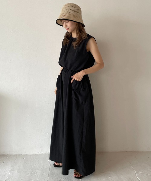 LOWRYS FARM（ローリーズファーム）の「ドロストノースリワンピース　963202（ワンピース・レディース・アイボリー/チャコールグレー/ブラック/パープル・FREE）」の20枚目の写真