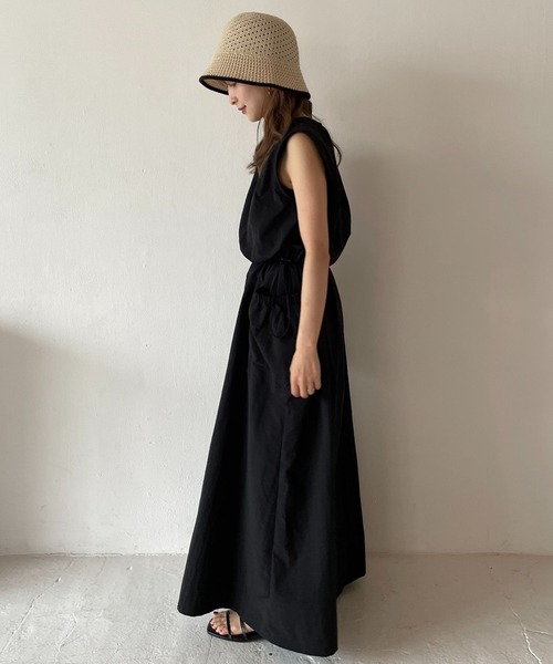 LOWRYS FARM（ローリーズファーム）の「ドロストノースリワンピース　963202（ワンピース・レディース・アイボリー/チャコールグレー/ブラック/パープル・FREE）」の17枚目の写真