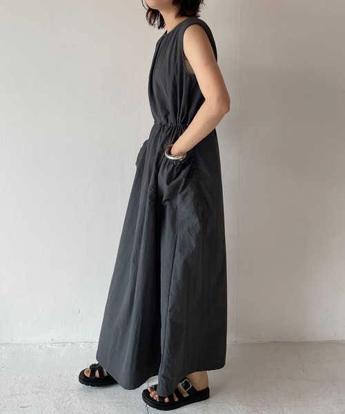 LOWRYS FARM（ローリーズファーム）の「ドロストノースリワンピース　963202（ワンピース・レディース・アイボリー/チャコールグレー/ブラック/パープル・FREE）」の14枚目の写真