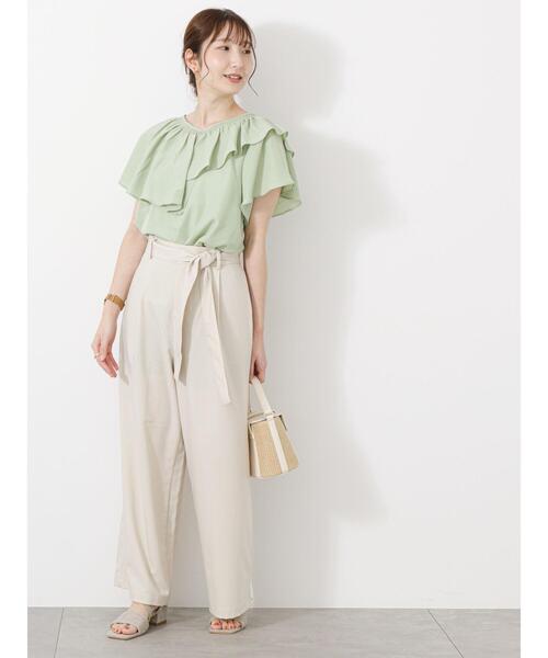 AKIRANAKA　アシンメトリーフリルブラウス Te chichi TERRASSE（テチチテラス）の「アシンメトリーフリル