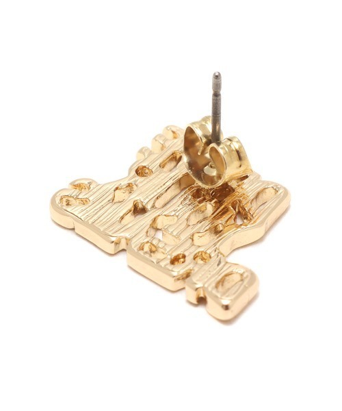 atmos pink（アトモスピンク）の「atmos pink メッセージピアス（ピアス（両耳用）・レディース・ゴールド/シルバー・FREE）」の5枚目の写真