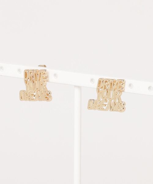 atmos pink（アトモスピンク）の「atmos pink メッセージピアス（ピアス（両耳用）・レディース・ゴールド/シルバー・FREE）」の7枚目の写真